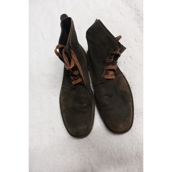 JOHN VARVATOS U.S.A. Brown Corduroy CHUKKA DESERT BOOTS Men's Sz 11.5M EUC - Picture 5 of 11